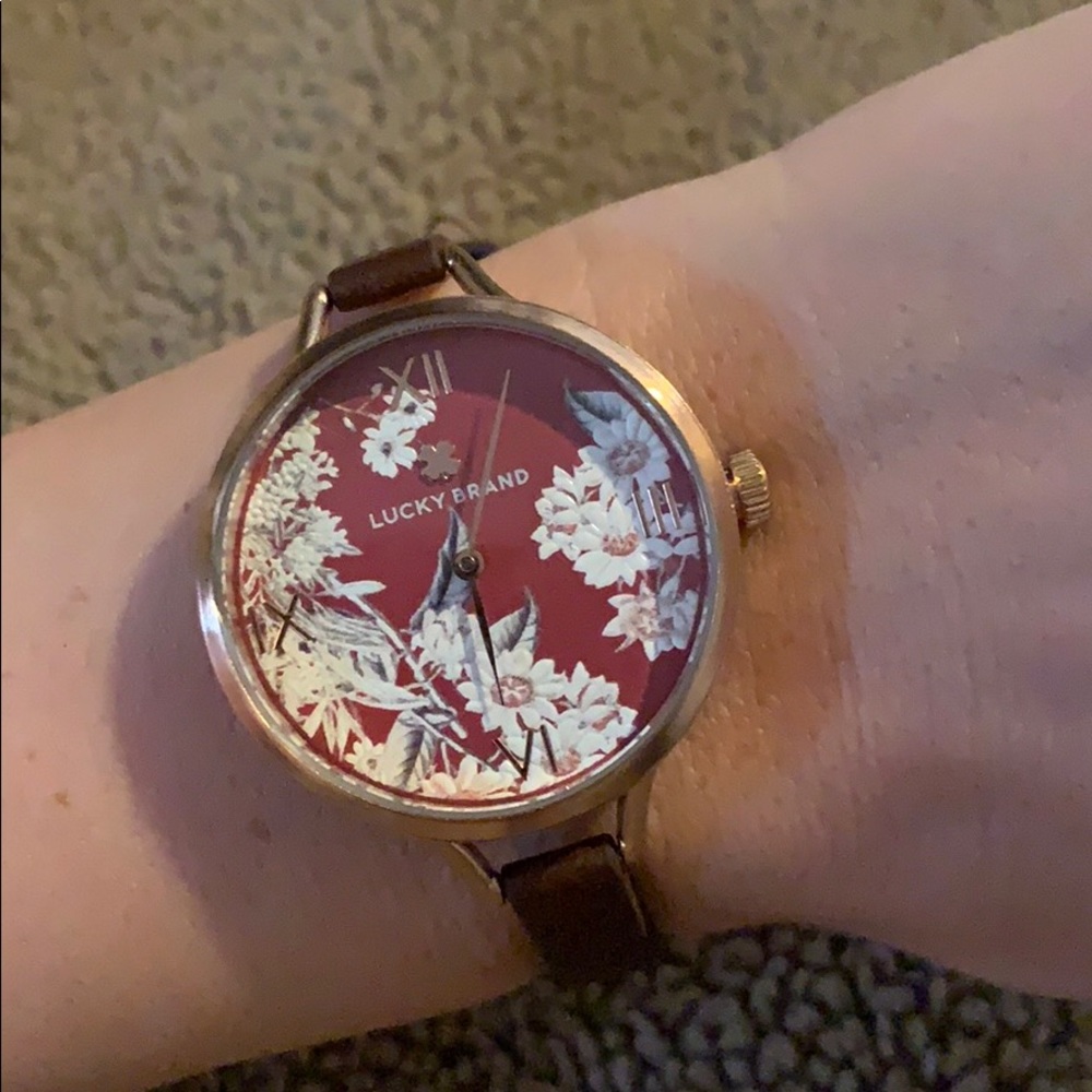 Lucky brand women’s floral watch